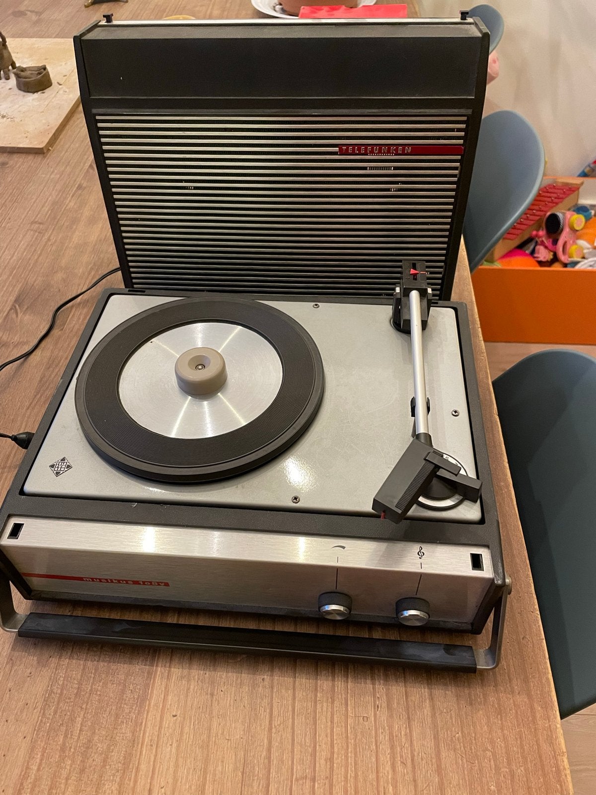 Telefunken Musikus 108V Platenspeler - Vintage, Ophalen, Gebruikt, Platenspeler, Overige merken