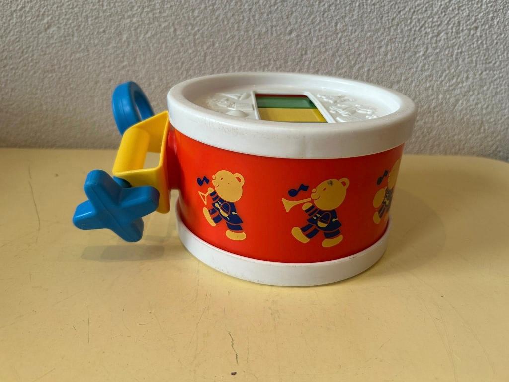 Vintage 1976 Fisher Price trommel & xylofoon, Ophalen of Verzenden, Gebruikt, Speelset