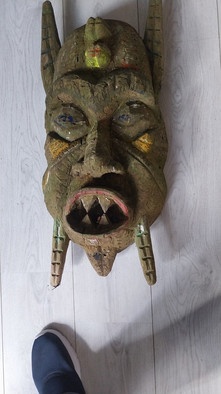 masker Tibet antiek, Antiek en Kunst, Kunst | Niet-Westerse kunst, Ophalen of Verzenden