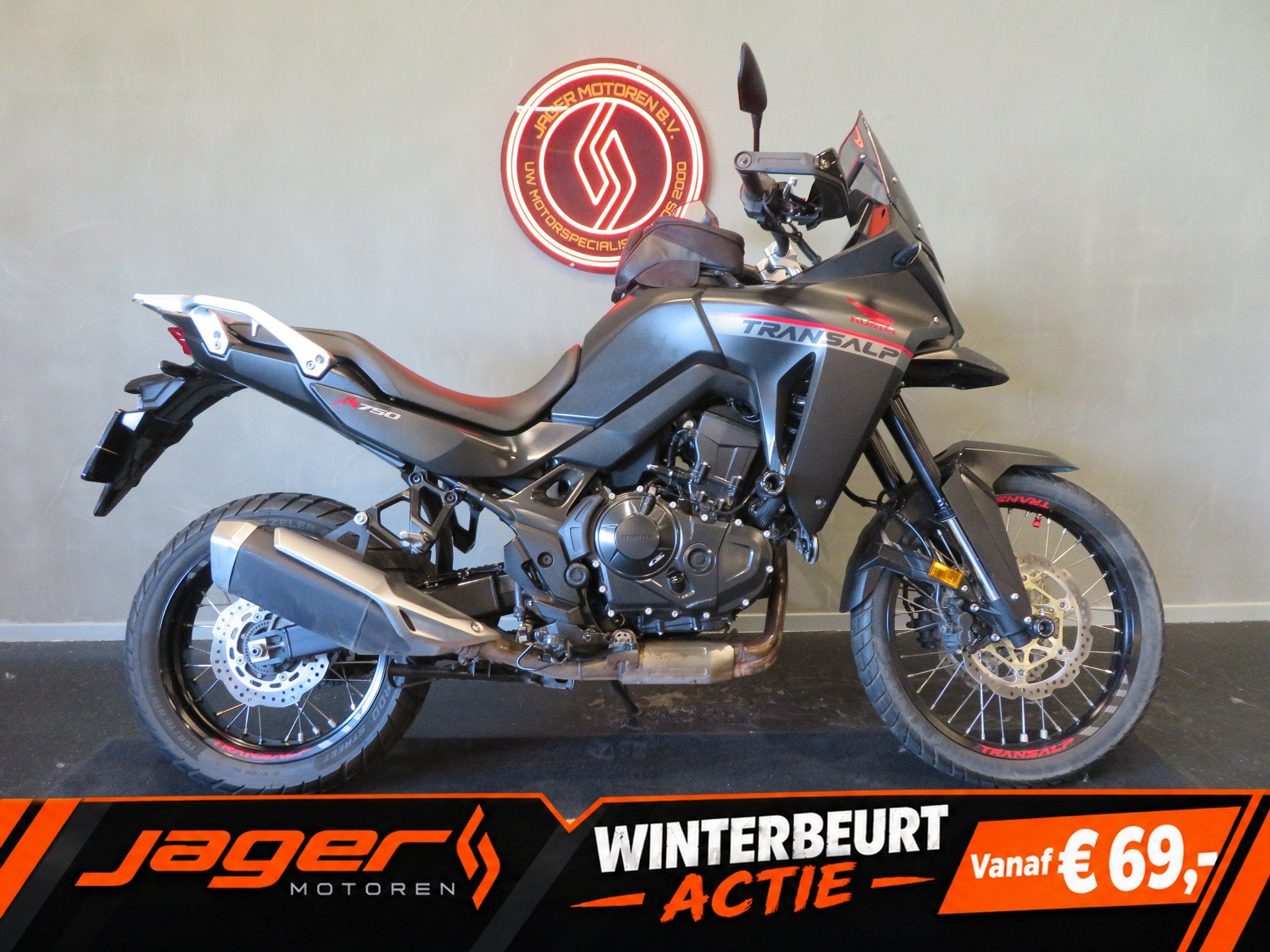 Honda XL 750 ABS TRANSALP TOP STAAT! (bj 2023), Motoren, Toermotor, Gebruikt, Bedrijf