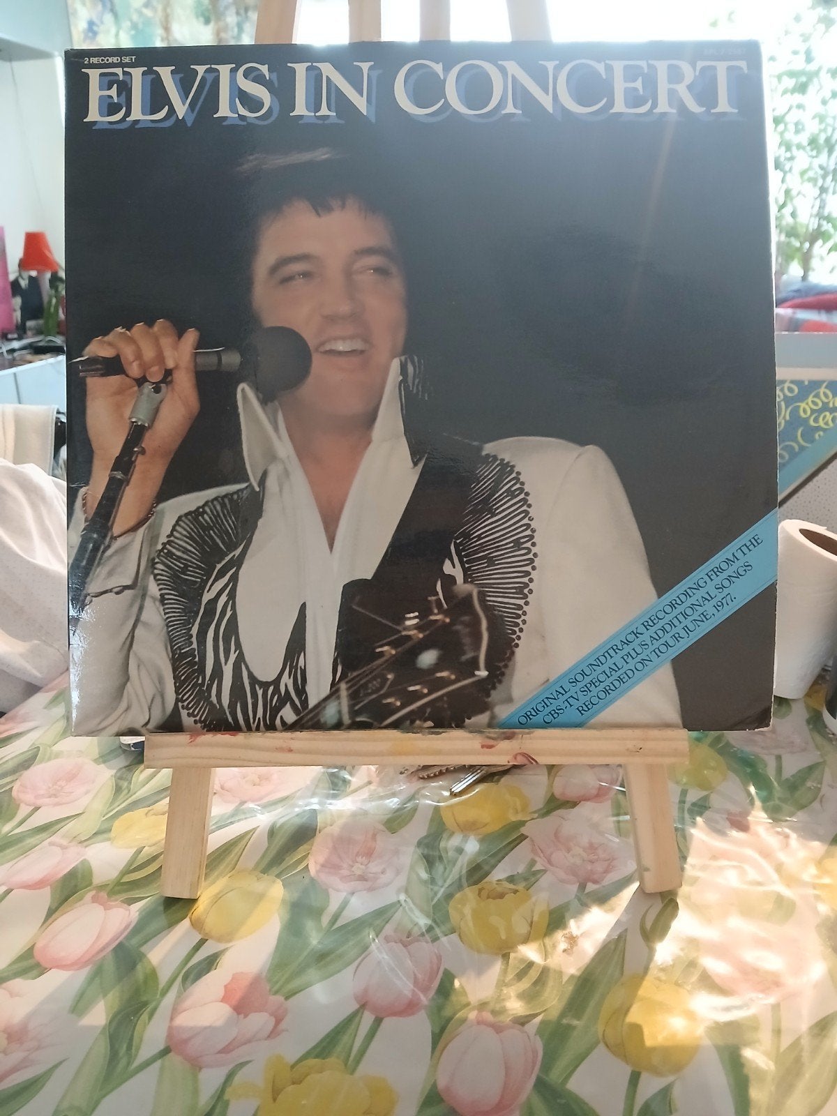 Elvis In Concert - Dubbel LP (2 Record Set) uit 1977, Gebruikt, Pop, Ophalen of Verzenden, 12 inch