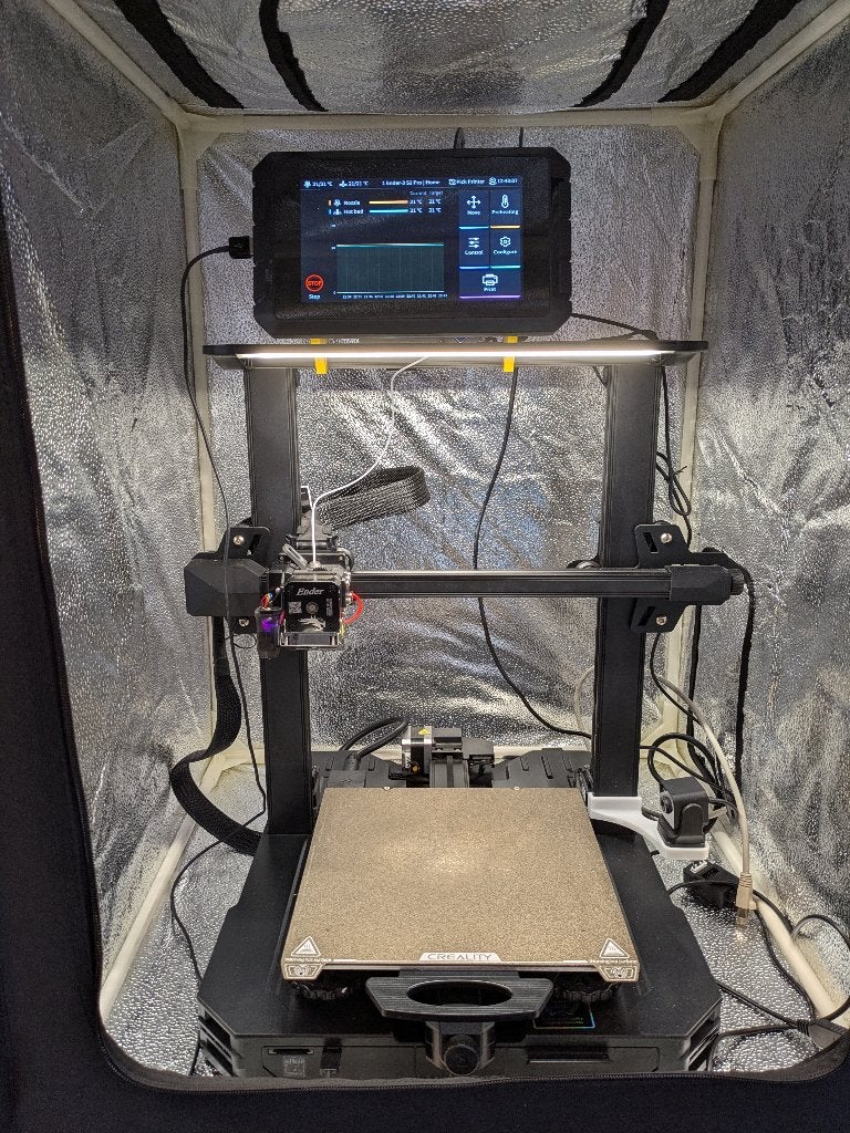 Creality Ender 3 S1 Pro met Sonic Pad, Computers en Software, Ophalen, Ingebouwde Wi-Fi, Zo goed als nieuw, Filament