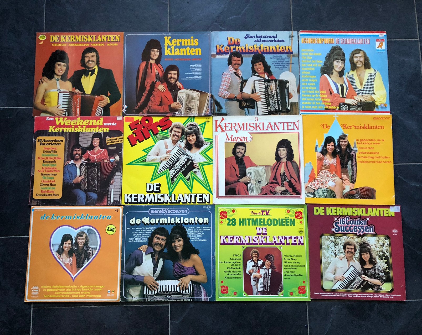 De Kermisklanten 12 lp’s, Ophalen, Gebruikt, 12 inch, Levenslied of Smartlap
