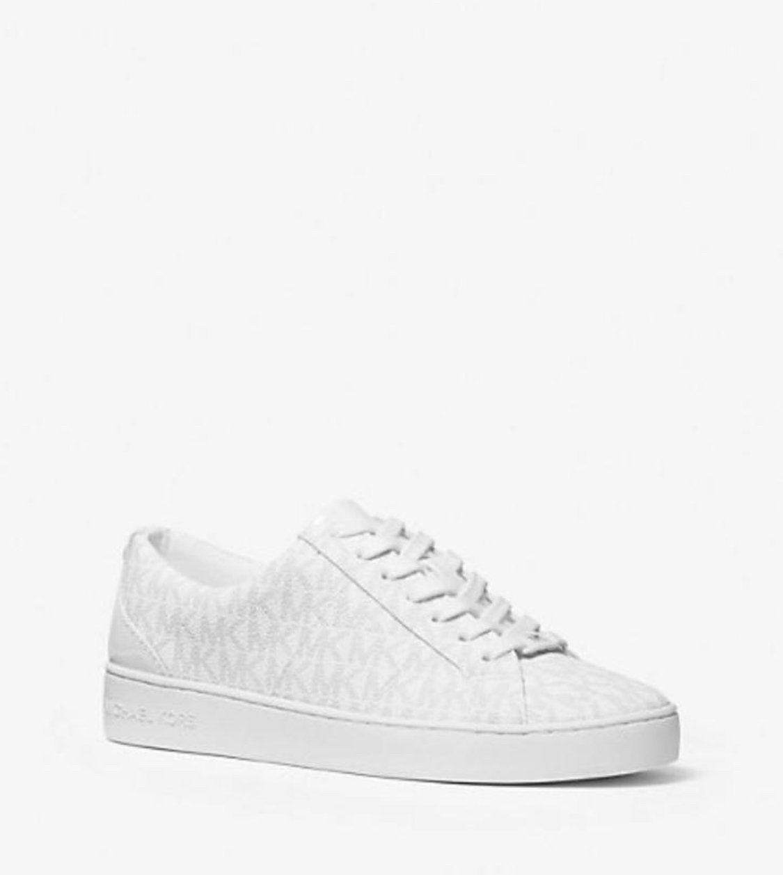 MK Catelyn Lace UP sneakers schoenen logo maat 38 39 8M wit, Michael Kors, Wit, Ophalen of Verzenden, Sneakers of Gympen