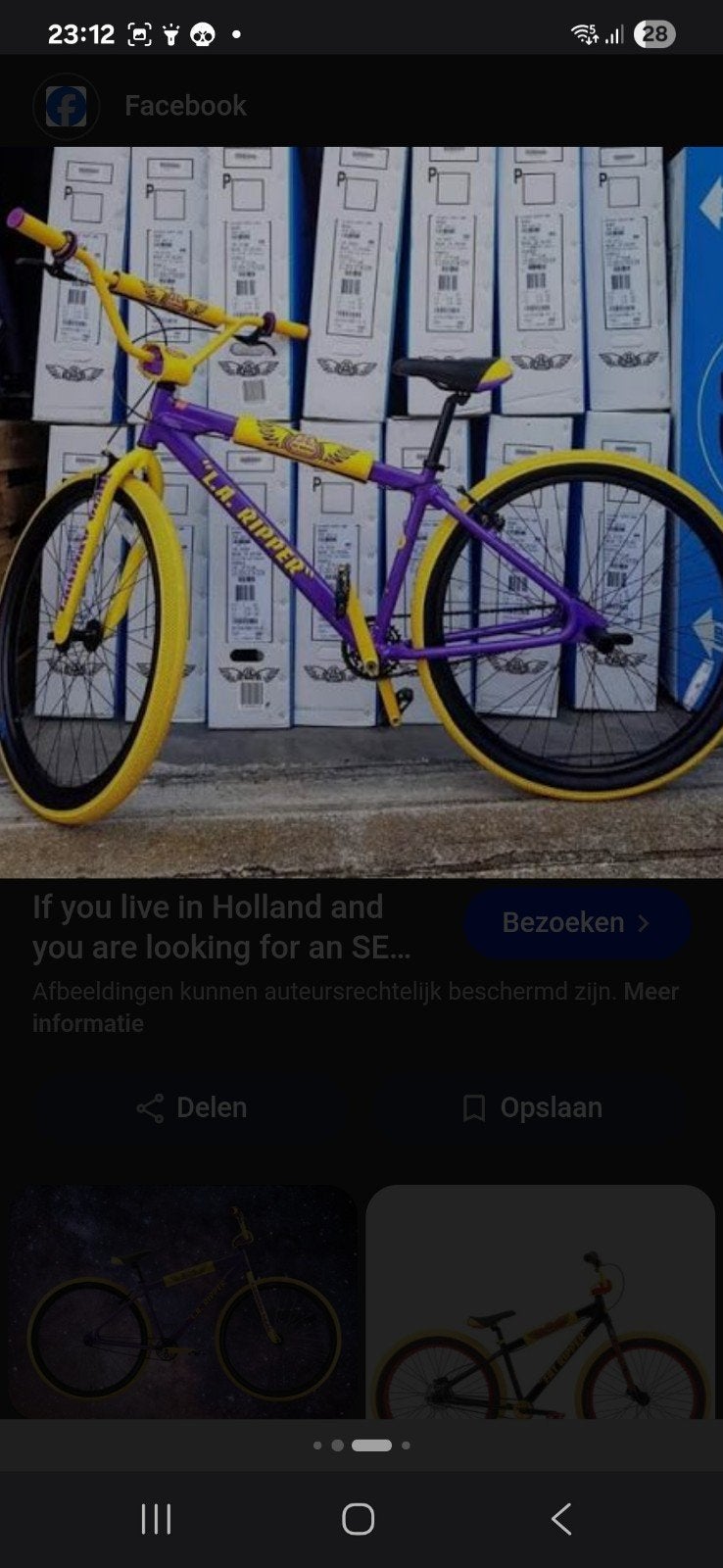 Se wheelie bike los Angeles ripper limetid wheelie bike., Ophalen of Verzenden, Staal, 24 inch of meer