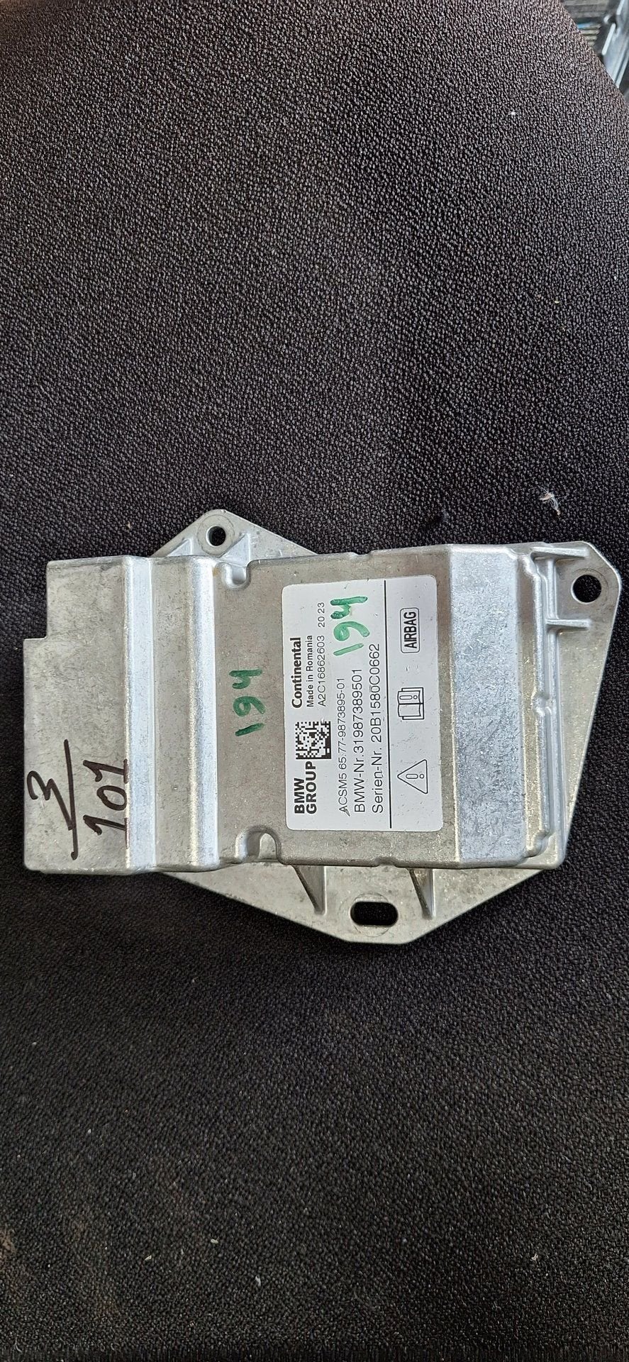 Originele Airbag Stuurmodule Computer BMW 1-Serie F40 2-Seri, Gebruikt, -, -, Ophalen of Verzenden