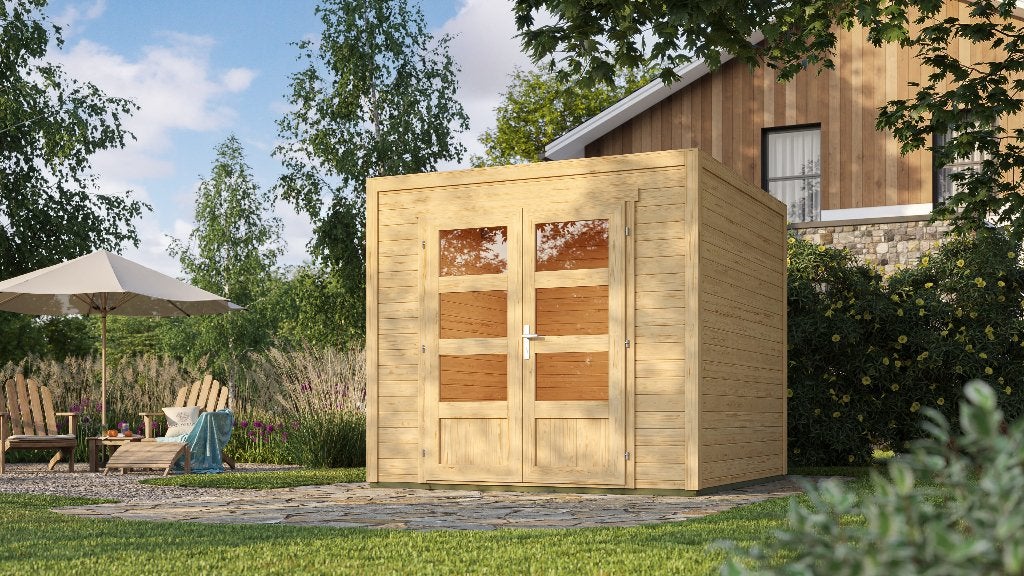 Tuinhuis Quby 250x250, Verzenden, Nieuw