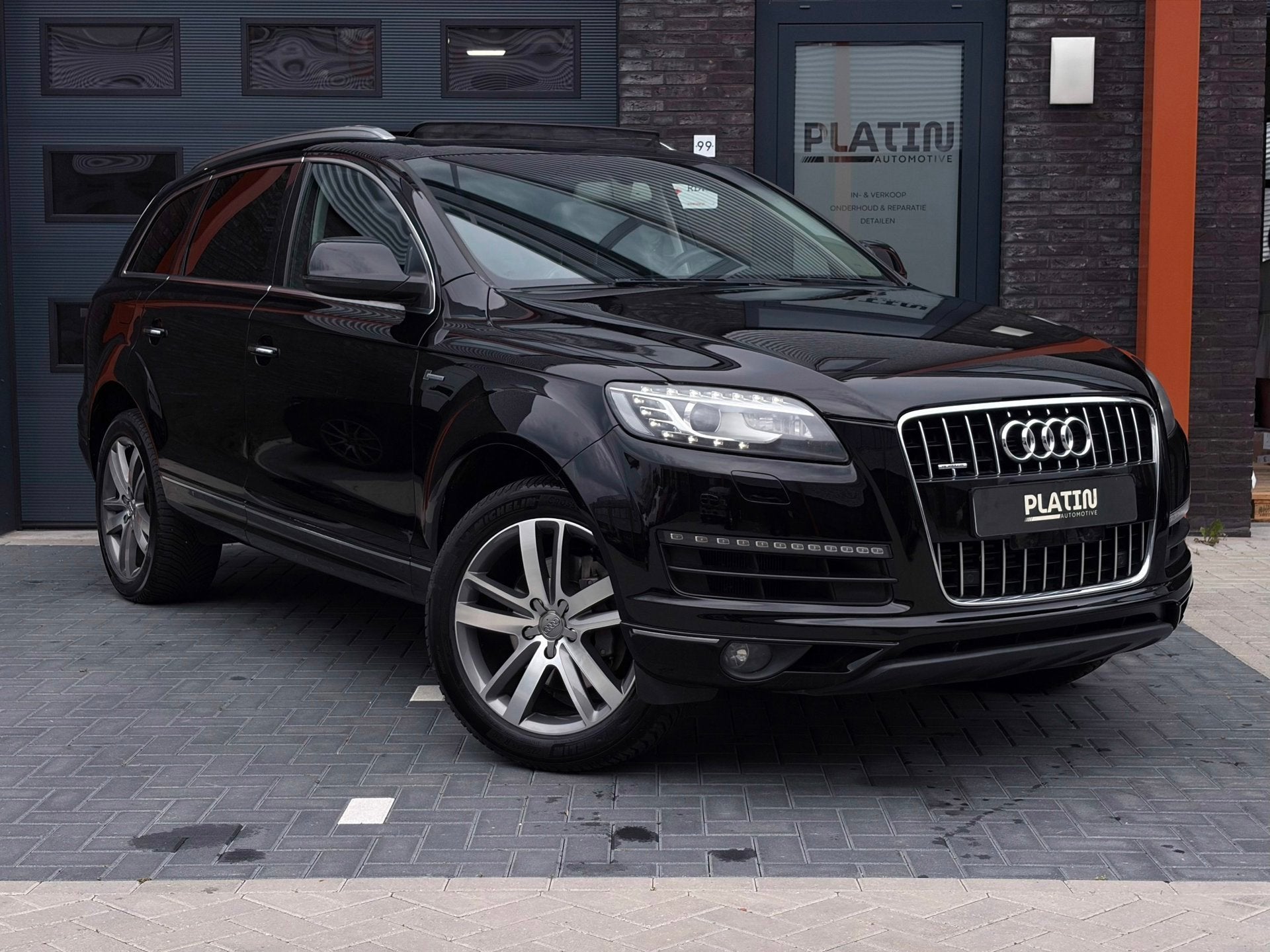 Audi Q7 QUATTRO 3.0 TFSI 7Persoons|Pano|Leder|, Auto's, Zwart, Q7, Geïmporteerd, 6 cilinders