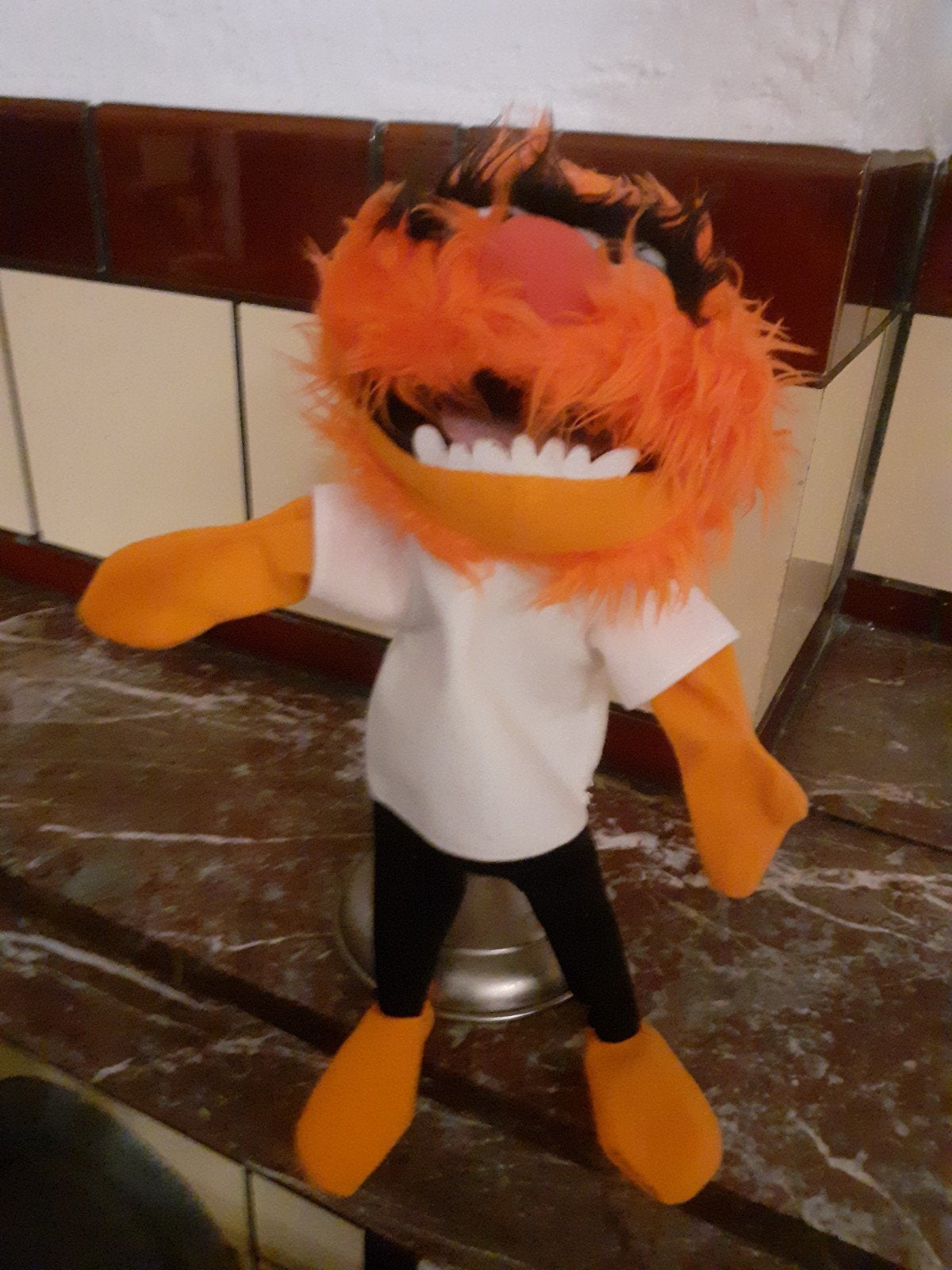 Animal van the Muppets handpop, Ophalen of Verzenden, Zo goed als nieuw, Pop