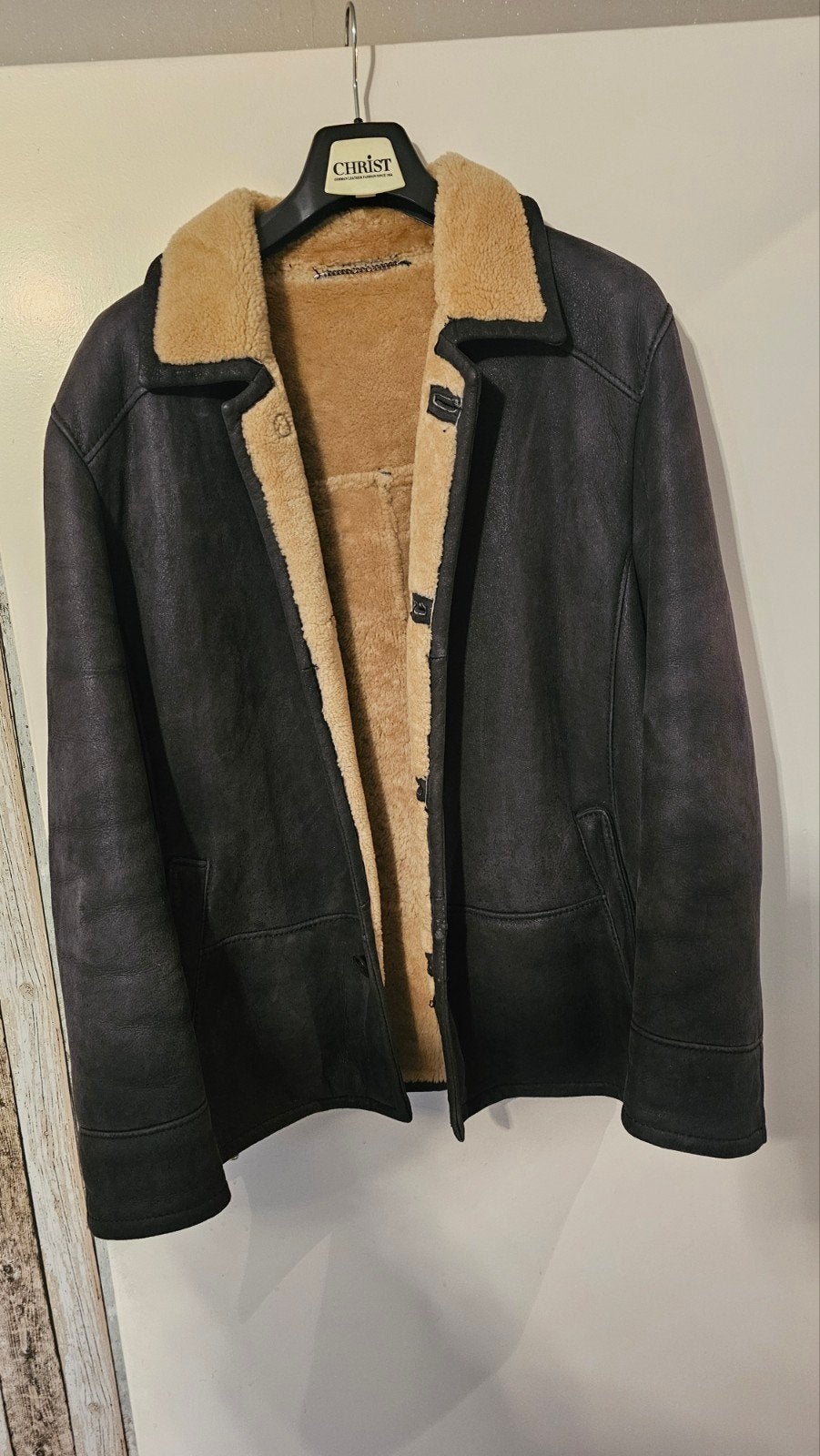 Heren Lammycoat van Christ, Maat L, Maat 52/54 (L), Zwart, Ophalen of Verzenden, Zo goed als nieuw