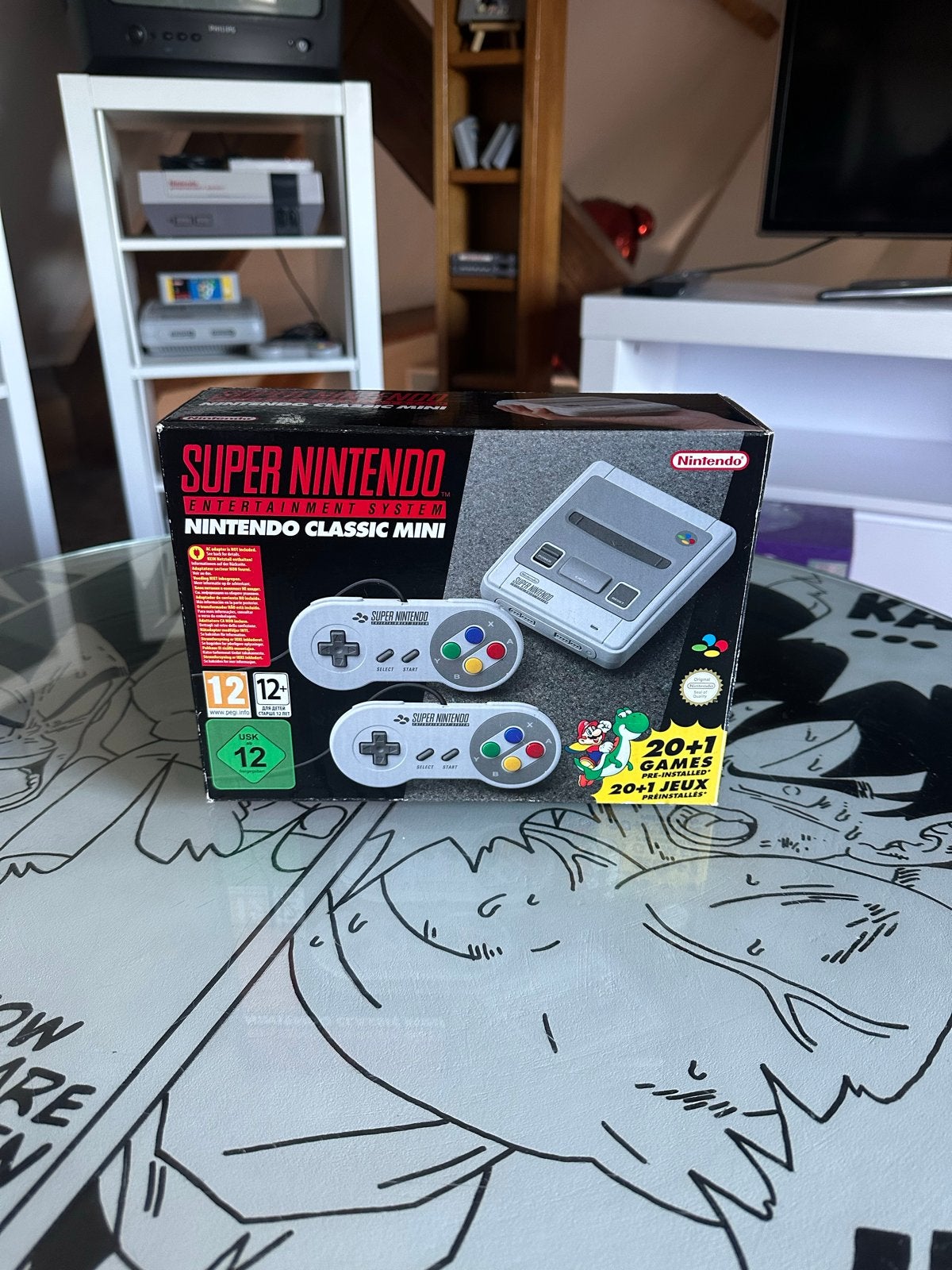 Super Nintendo Classic Mini - Zo goed als nieuw, Spelcomputers en Games, Ophalen of Verzenden, Zo goed als nieuw, Met 2 controllers