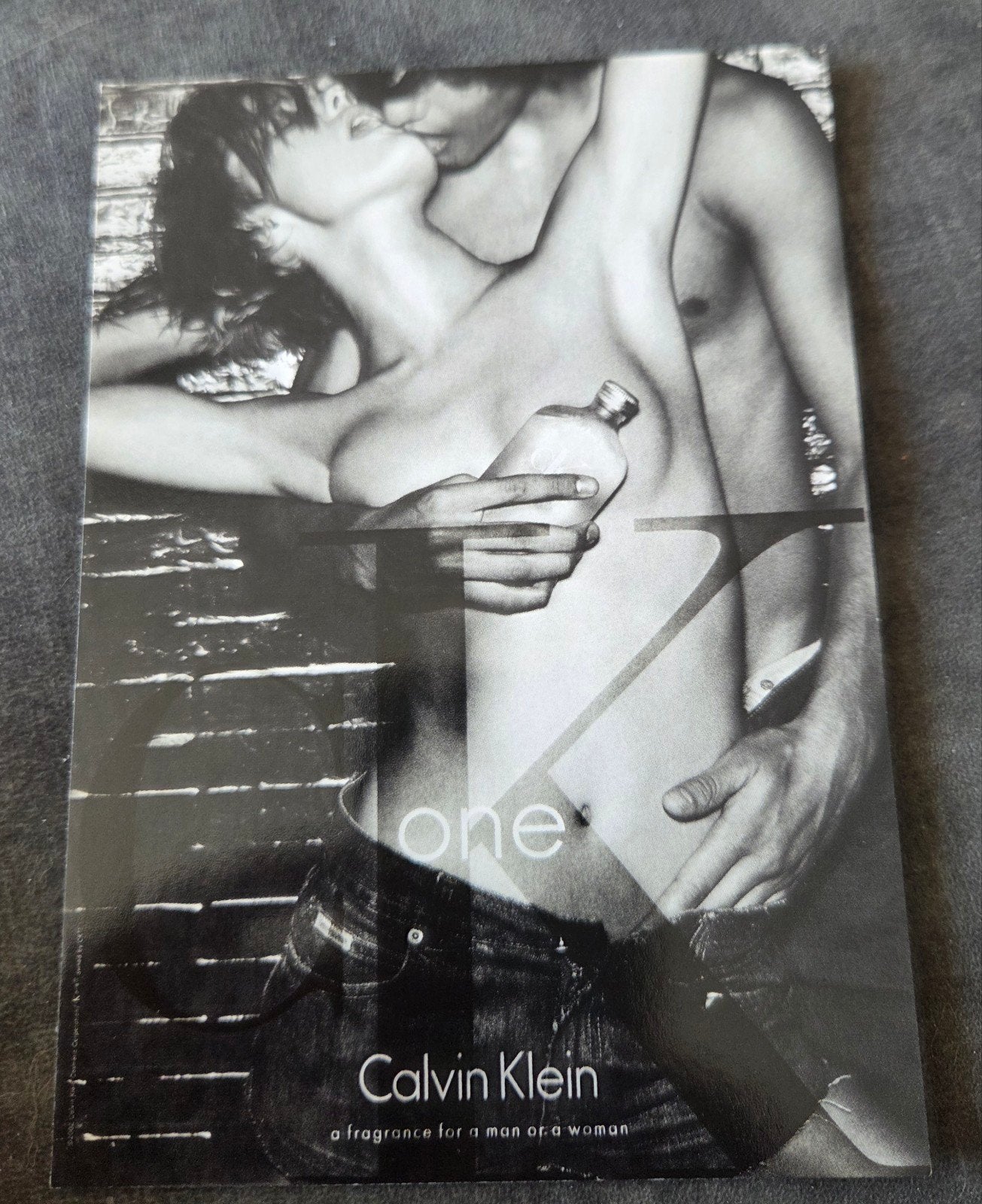 Calvin Klein CK One Ansichtkaart, Verzenden, 1980 tot heden, Ongelopen, Overige thema's