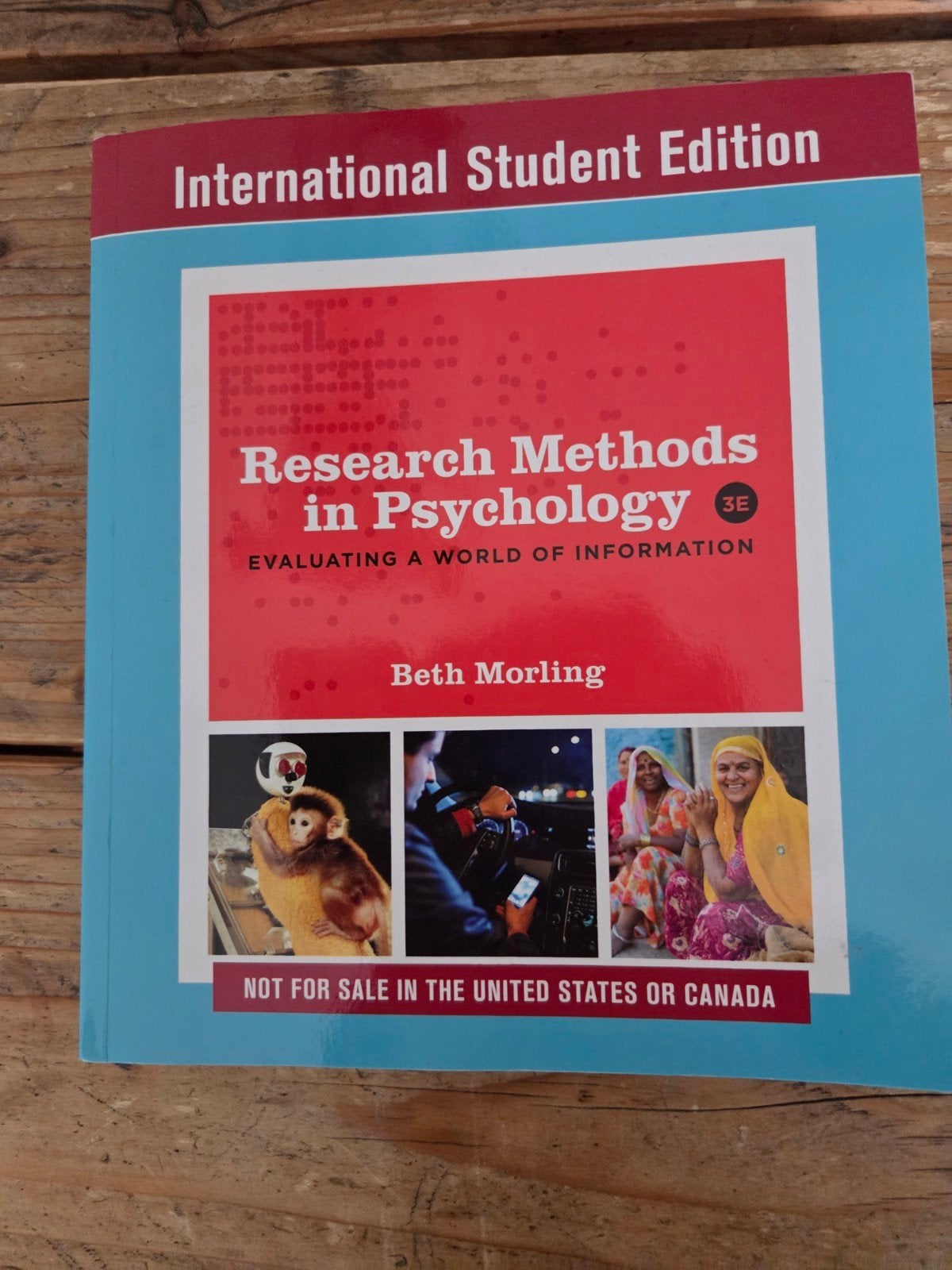 Research Methods in Psychology, Beth Morling, Zo goed als nieuw, Gamma, HBO