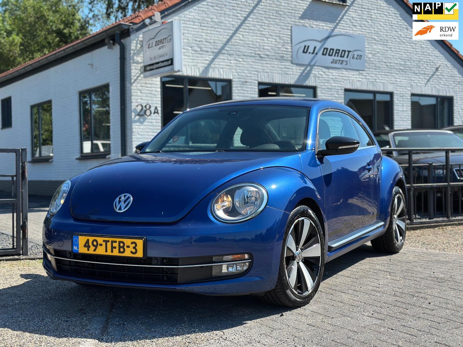 Volkswagen Beetle 2.0 TSI Sport 200pk super nette auto !, Auto's, Volkswagen, Euro 5, Beetle (Kever), 4 cilinders, 1984 cc