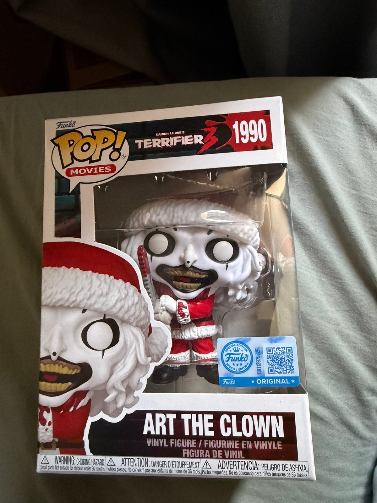 Funko pop! Terrifier 3 Art the Clown Exclusive 1990, Ophalen, Zo goed als nieuw