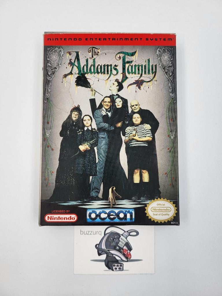 The Addams Family - Nintendo NES - CIB - USA, Spelcomputers en Games, Games | Nintendo NES, Avontuur en Actie, Gebruikt, 1 speler