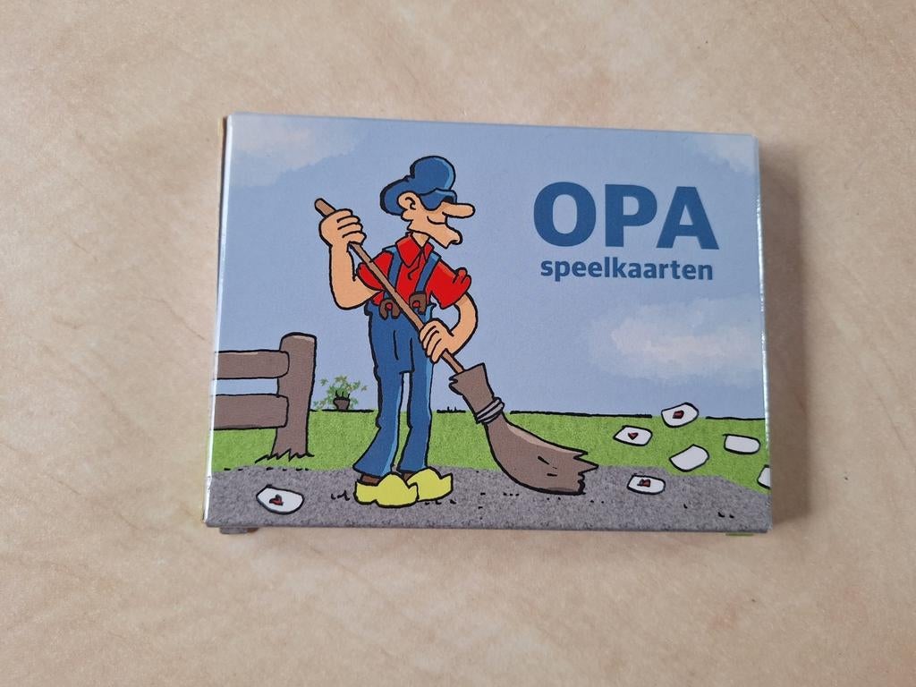 Pakje speelkaarten Opa Boerderij Nieuw, Ophalen of Verzenden, Nieuw, Speelkaart(en)