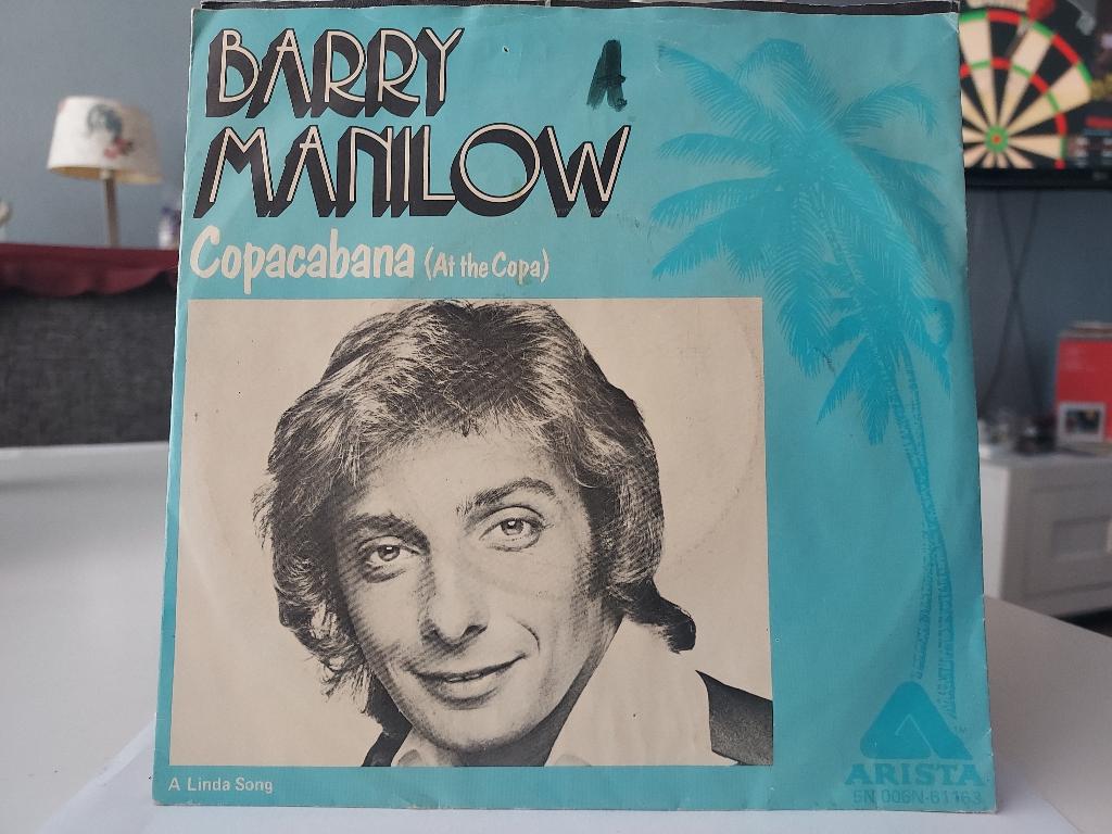 7" Single Barry Manilow - Copacabana (At The Copa) Short + L, Cd's en Dvd's, Vinyl Singles, Ophalen of Verzenden, Gebruikt, Pop