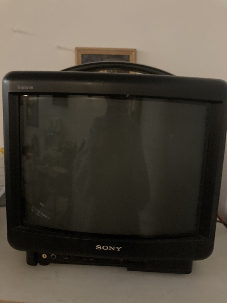 Sony vintage draagbare KLEUREN  tv KV-MI14360, Audio, Tv en Foto, Vintage Televisies, Ophalen, Sony