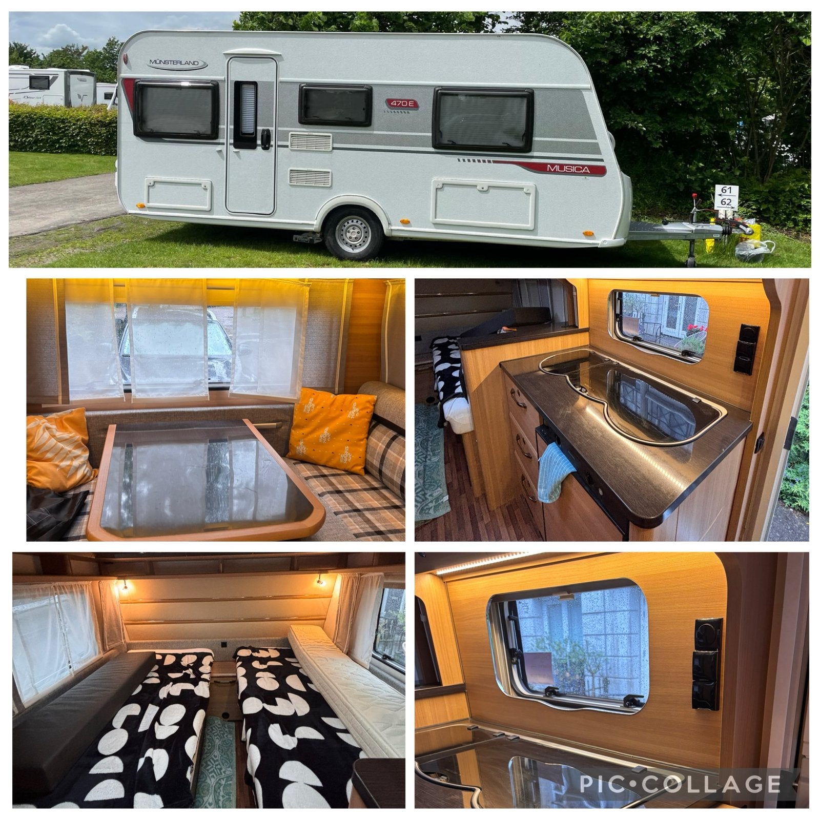 LMC Musica 470 E 2016 (enkele bedden|mover), Koelkast, Treinzit, Particulier, 6 tot 7 meter