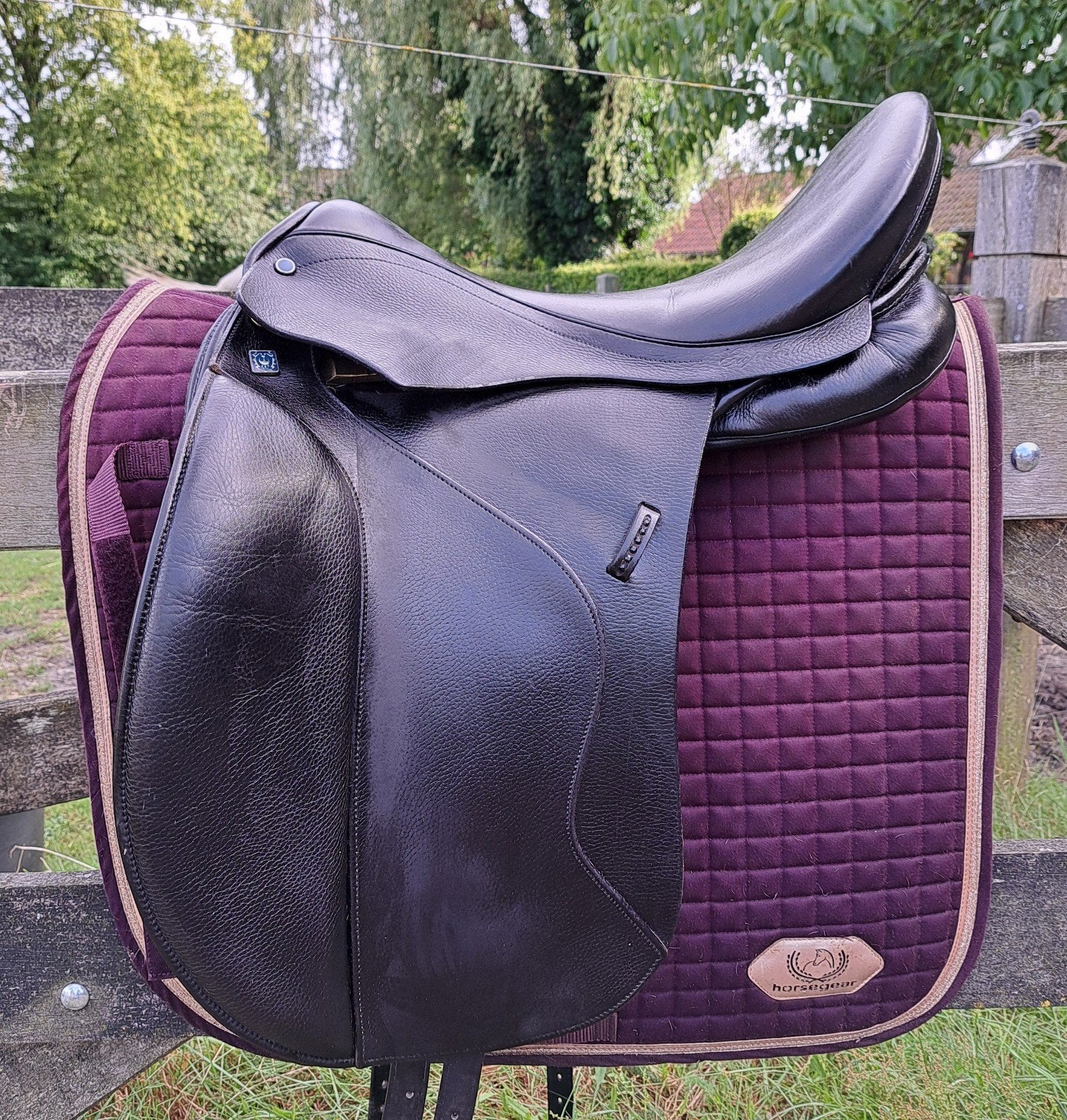 Dressuurzadel Stübben Euphoria 17.5, Dieren en Toebehoren, Ophalen, L (17.5 inch), Dressuur, Stubben