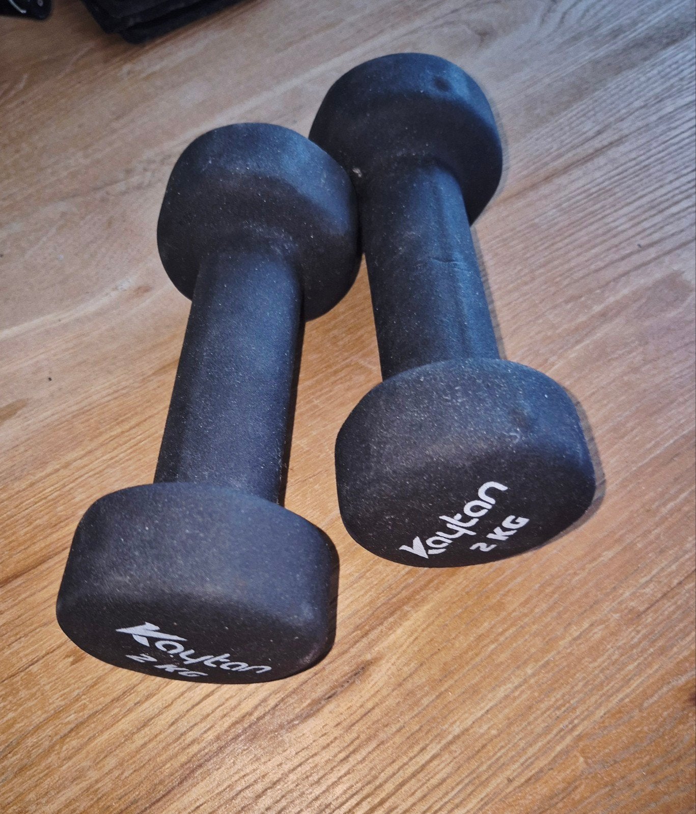 Kaytan haltertjes 2kg, Ophalen of Verzenden, Gebruikt, Armen, Dumbbell