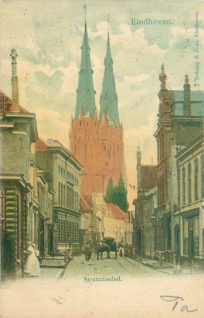 388-538-045 Eindhoven Stratumseind, Verzenden, Voor 1920, Noord-Brabant