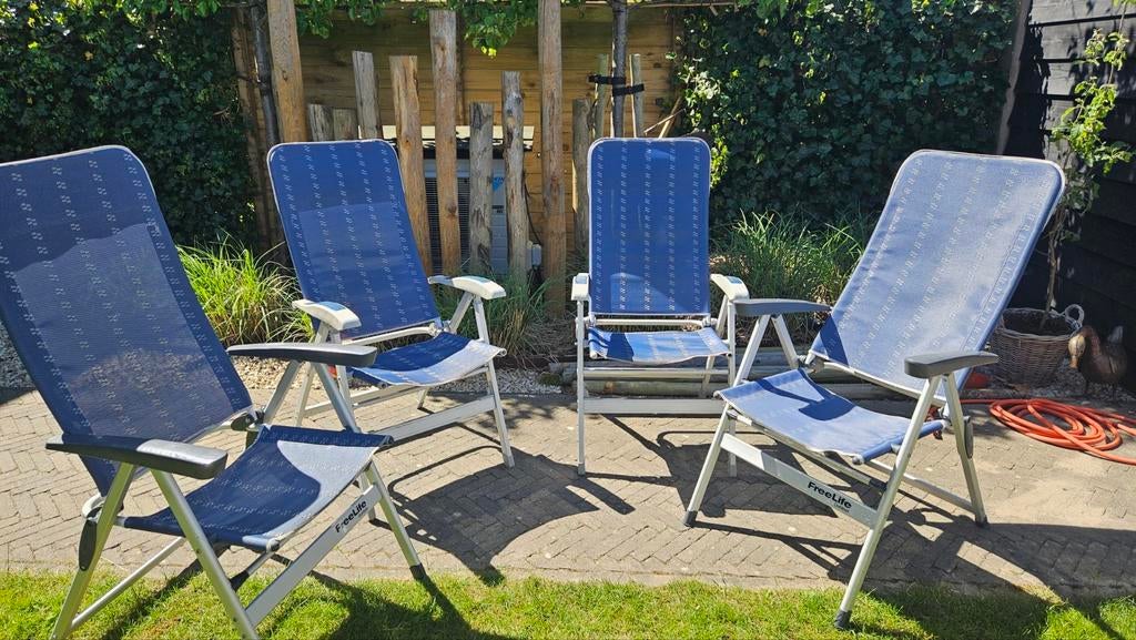 Freelife outdoor. Campingstoel. 4 stuks, Ophalen, Campingstoel