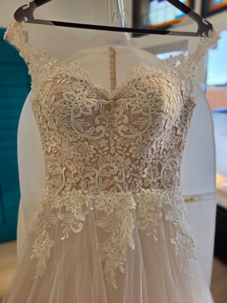 Nieuwe trouwjurk, Ophalen of Verzenden, Nieuw, Beige, Trouwjurk