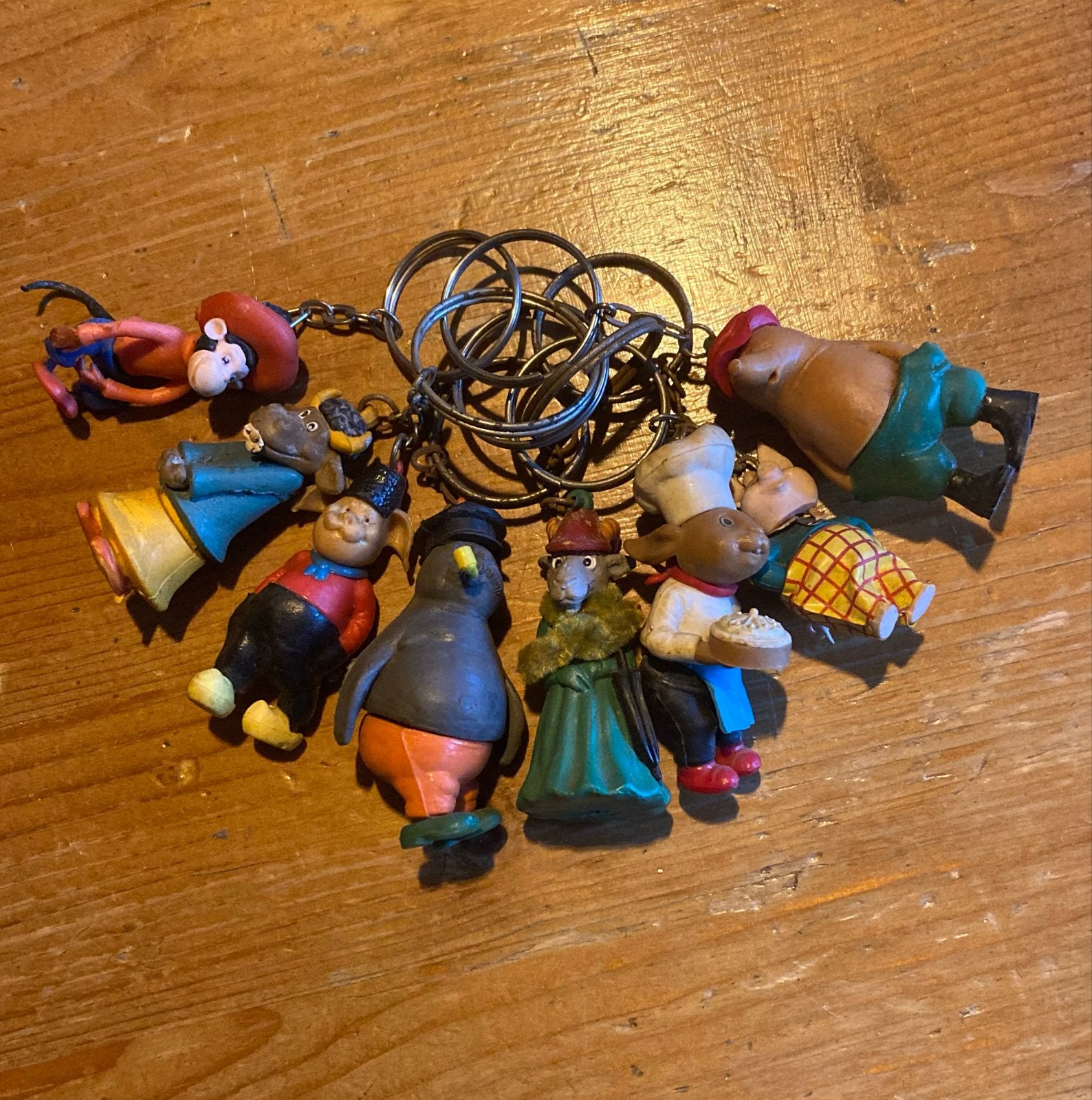 Sleutelhangers Vrienden van Flipje - Vintage Collectie, Verzamelen, Ophalen of Verzenden, Gebruikt, Knuffel of Figuurtje