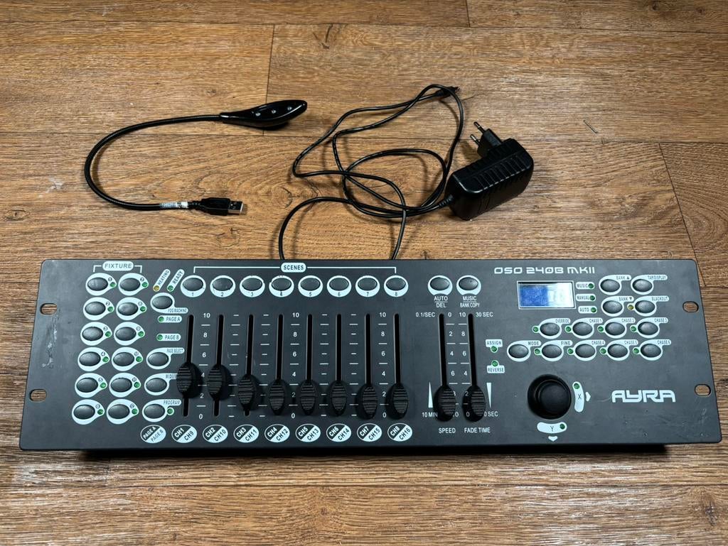 Ayra OSO 240B MKII DMX‑lichtcontroller, Muziek en Instrumenten, Licht en Laser, Ophalen, Gebruikt, Licht