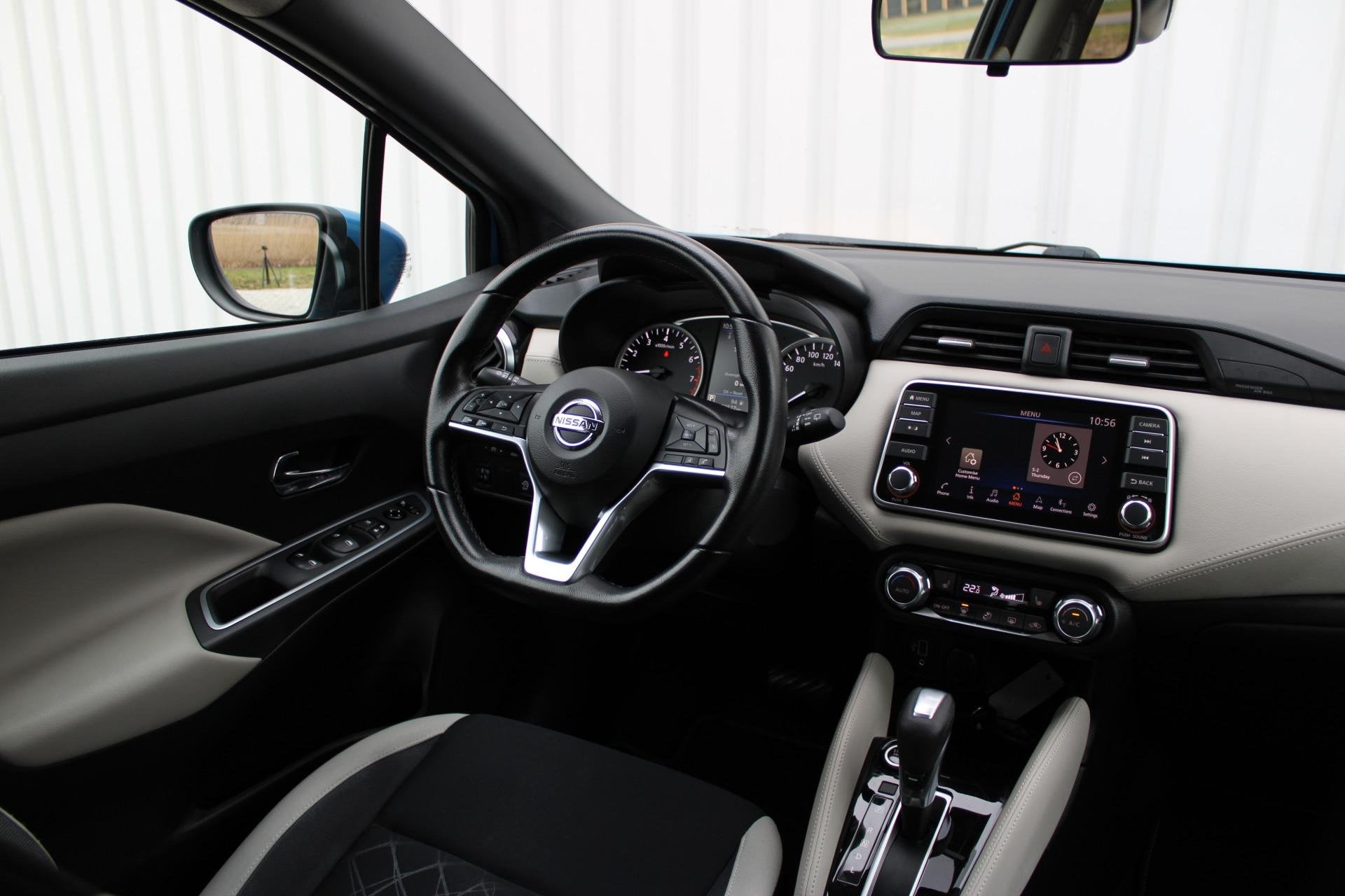 Nissan Micra 1.0 IG-T N-Connecta | Incl. 12 maanden garantie, Auto's, Gebruikt, Euro 6, Blauw, 1055 kg
