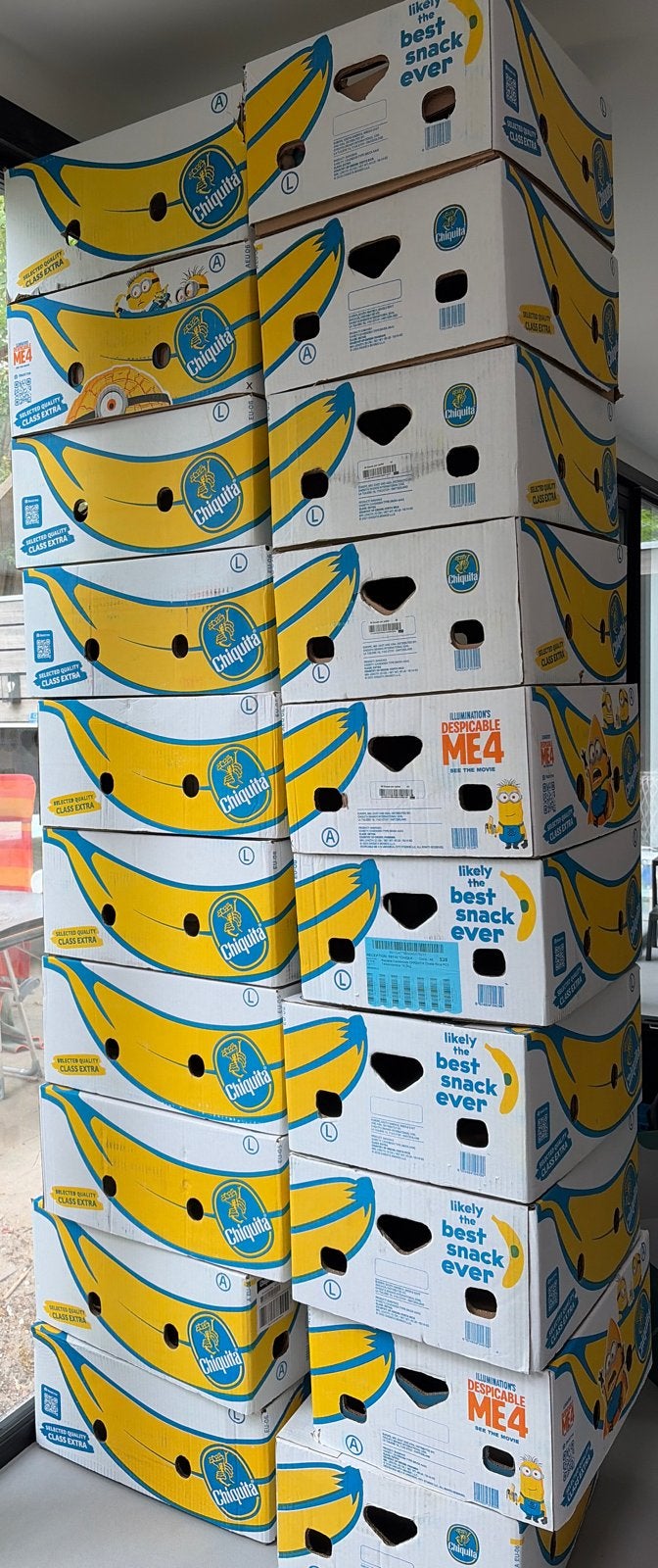 20 bananendozen, Ophalen, 40 tot 60 cm, 50 tot 75 cm, 35 tot 50 cm