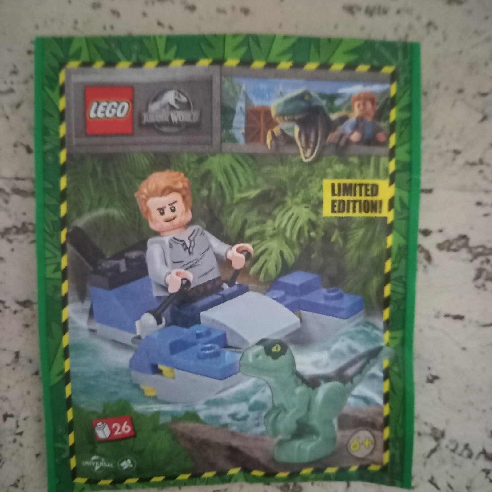 Lego Jurassic World Limited Edition set met minifiguur, Inclusief minifiguren, Jurassic World, Lego, Ophalen of Verzenden