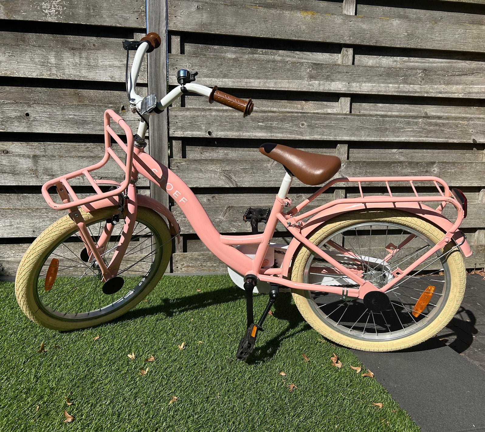 SJOEF Classic Meisjesfiets 20 inch - Roze, Ophalen, Zo goed als nieuw, 20 inch