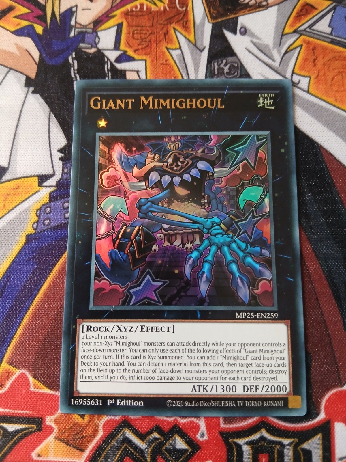Giant Mimighoul - Ultra Rare MP25 - Yu-Gi-Oh, Ophalen of Verzenden, Zo goed als nieuw, Foil