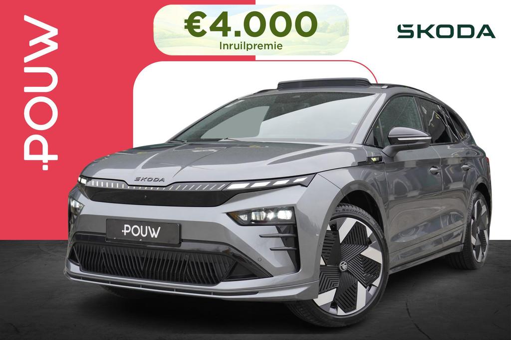 Skoda Enyaq 340pk 85X RS | 21" Velgen | Panoramadak, Automaat, 12 maanden, Stof, 568 km