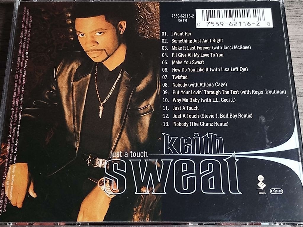 Keith Sweat ‎– Just A Touch [Greatest Hits], Ophalen of Verzenden, Zo goed als nieuw