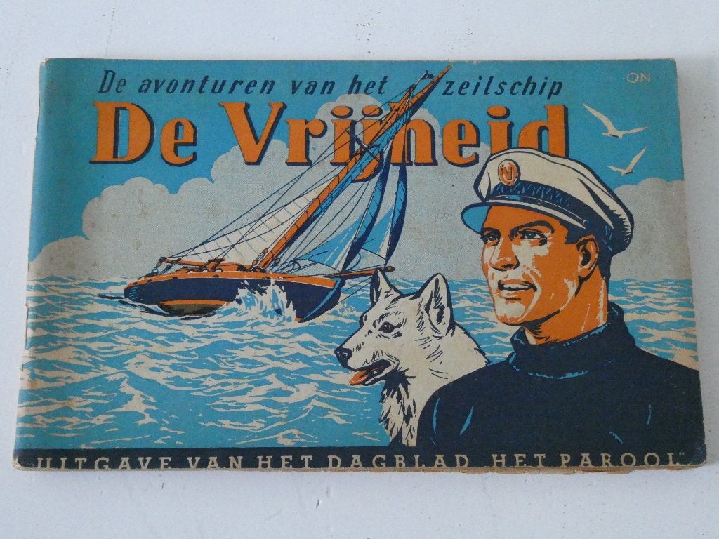 Kapitein Rob - 01_O_De Vrijheid [1e druk 1946][zeer goed], Gelezen, Eén stripboek, Ophalen of Verzenden, Pieter Kuhn