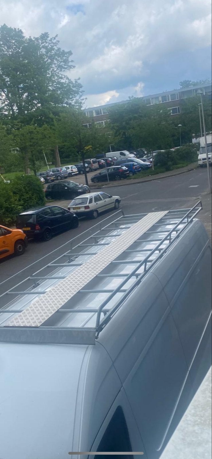 Stevige imperiaal met ladder voor bestelwagen, Auto diversen, Dakdragers, Ophalen, Gebruikt