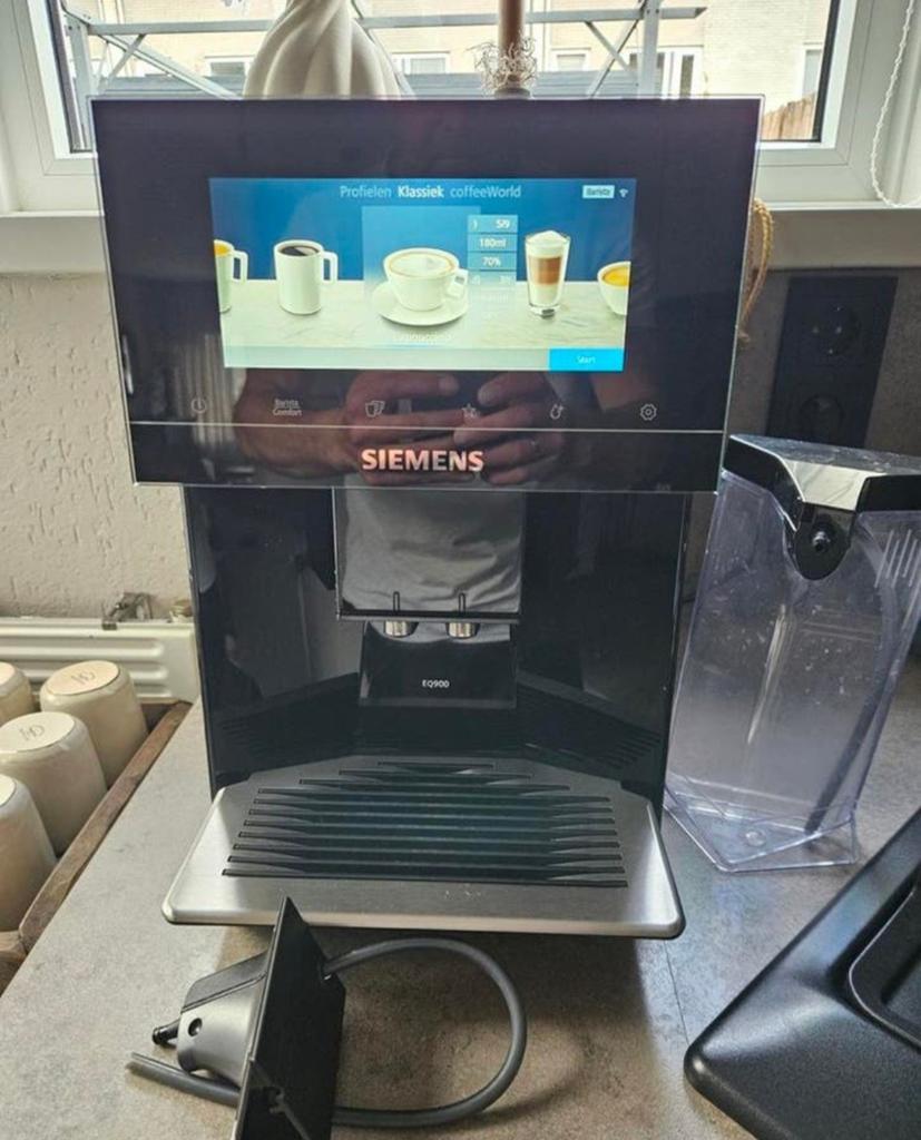 Siemens EQ.900 TQ903R09 volautomatische espressomachine, Ophalen, Zo goed als nieuw, Espresso apparaat