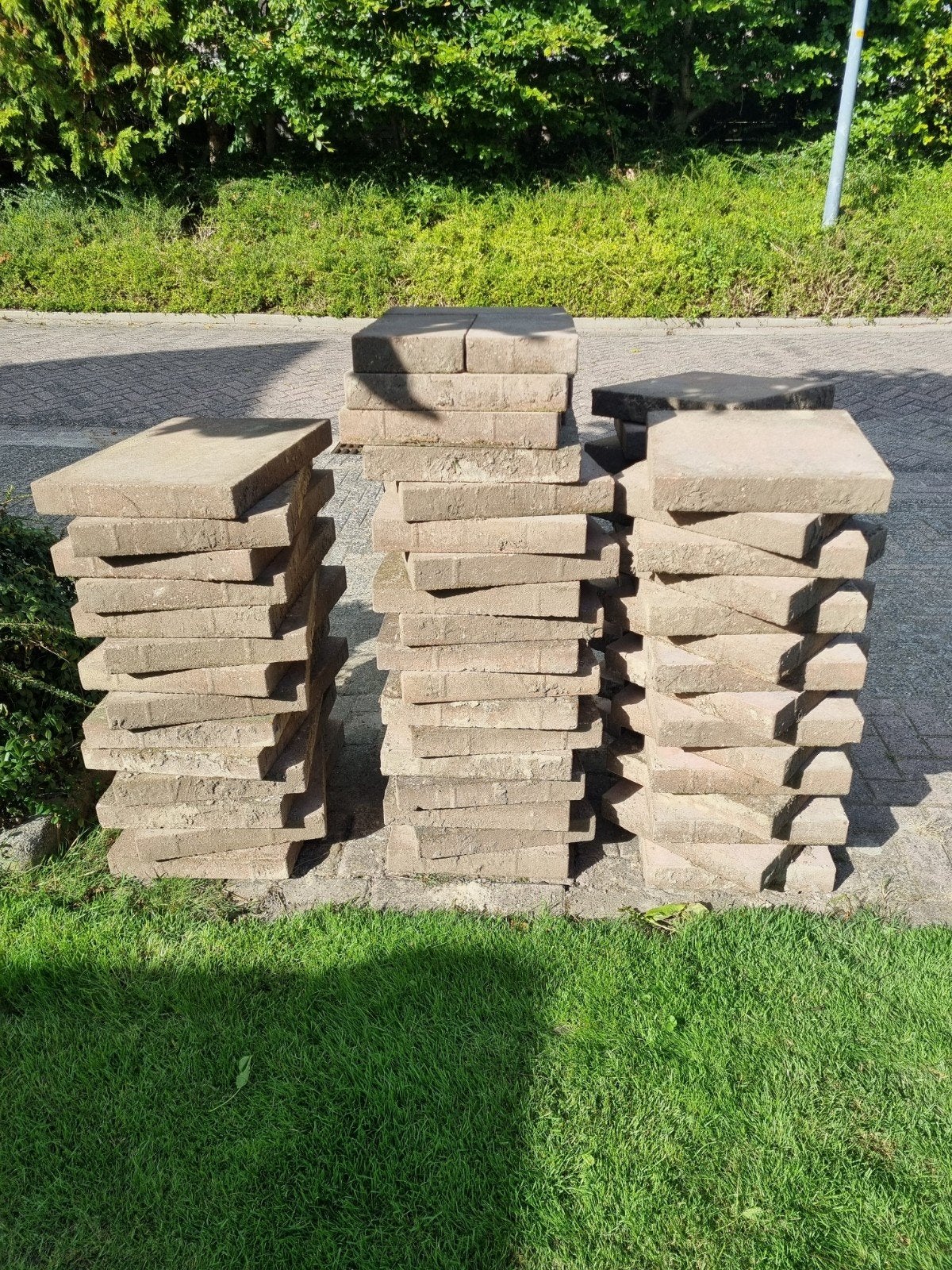 Gratis afhalen tegels, Ophalen, Gebruikt, 5 tot 10 m², Beton