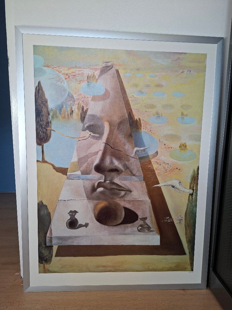 Salvador Dalí - De verschijning gezicht van Aphrodite, Antiek en Kunst, Ophalen, Figuren, Papier/karton, Print