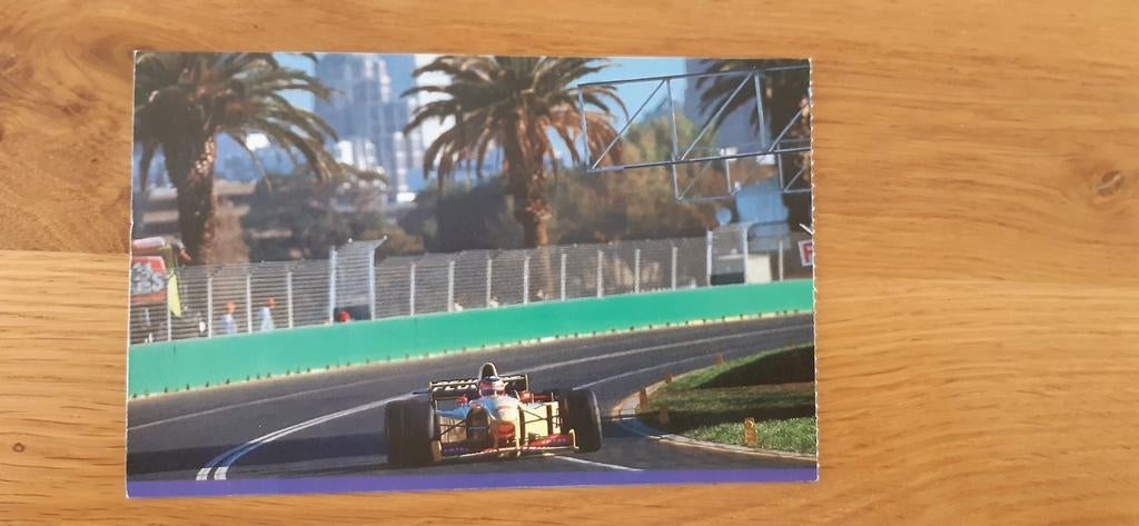 Grand Prix Melbourne 1996 Total reclame kaart, Verzamelen, Ophalen of Verzenden, Nieuw, Formule 1