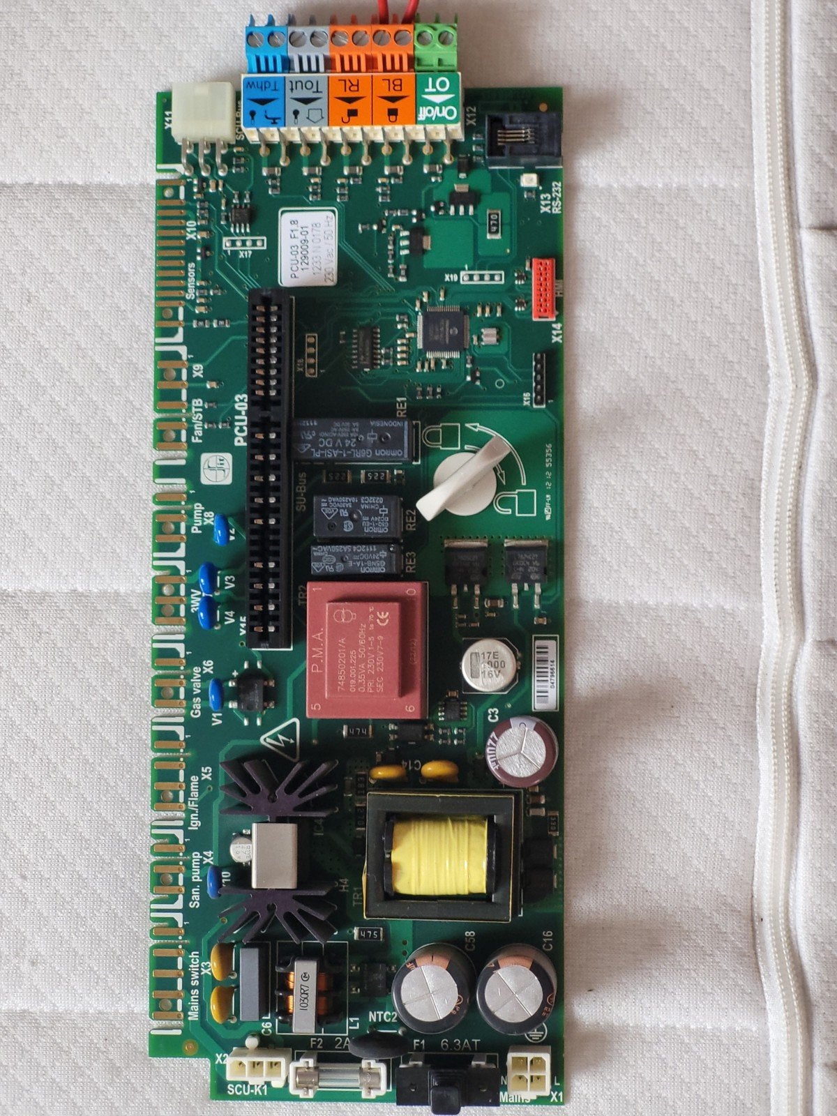 Remeha print pcu-03, Ophalen of Verzenden, Gebruikt, Overige merken, Overige typen