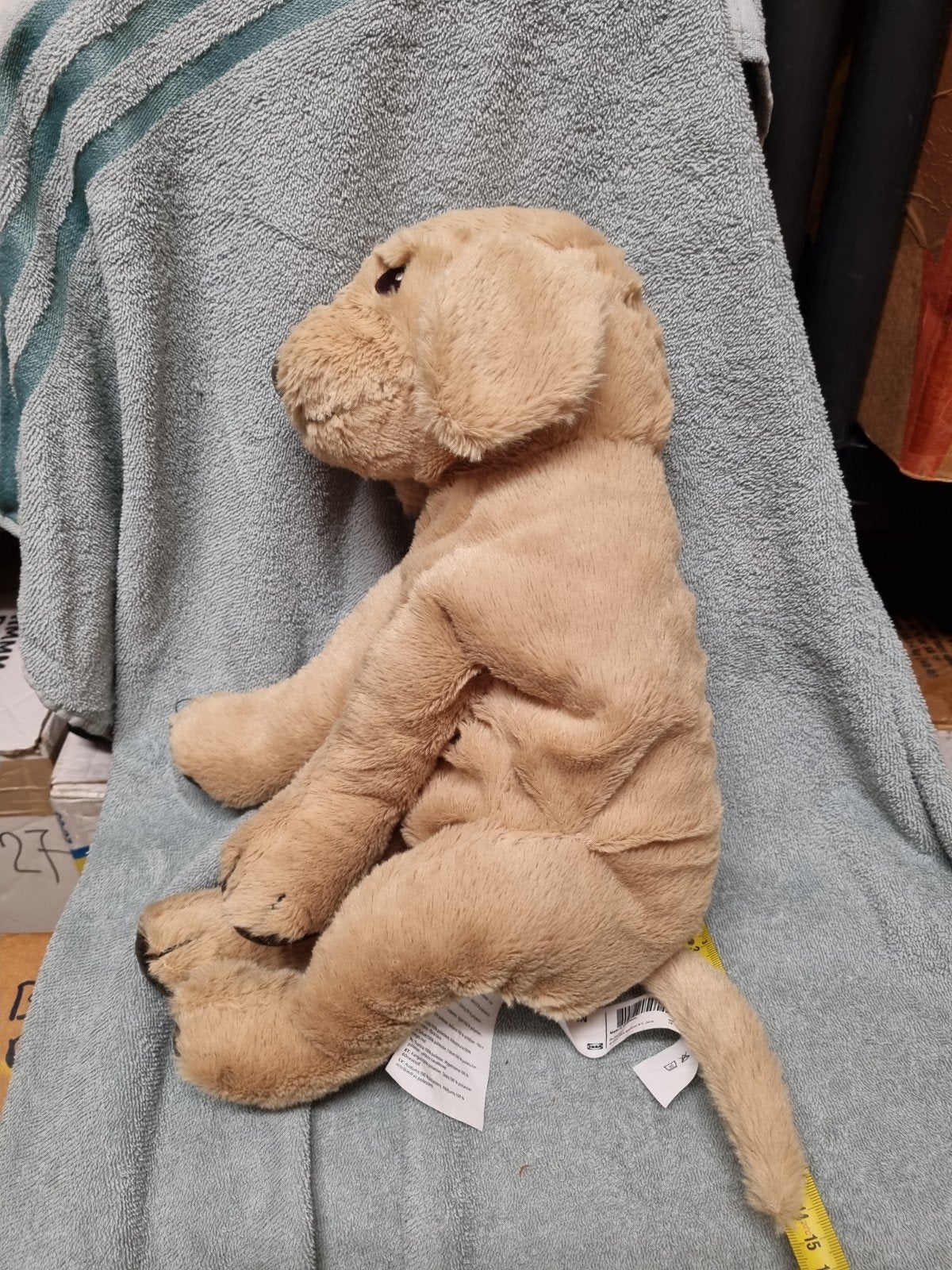Ikea hond knuffel nr 5, Ophalen of Verzenden, Zo goed als nieuw, Hond