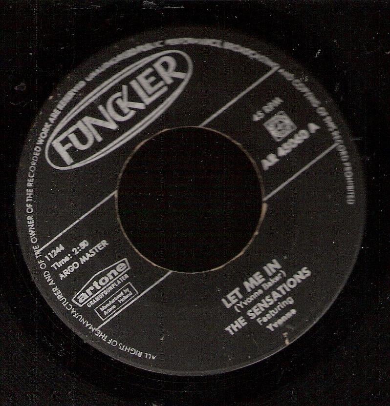 Sensations - Let me In - Music, Music, music -soulR&B 1962, Ophalen, Gebruikt, R&B en Soul