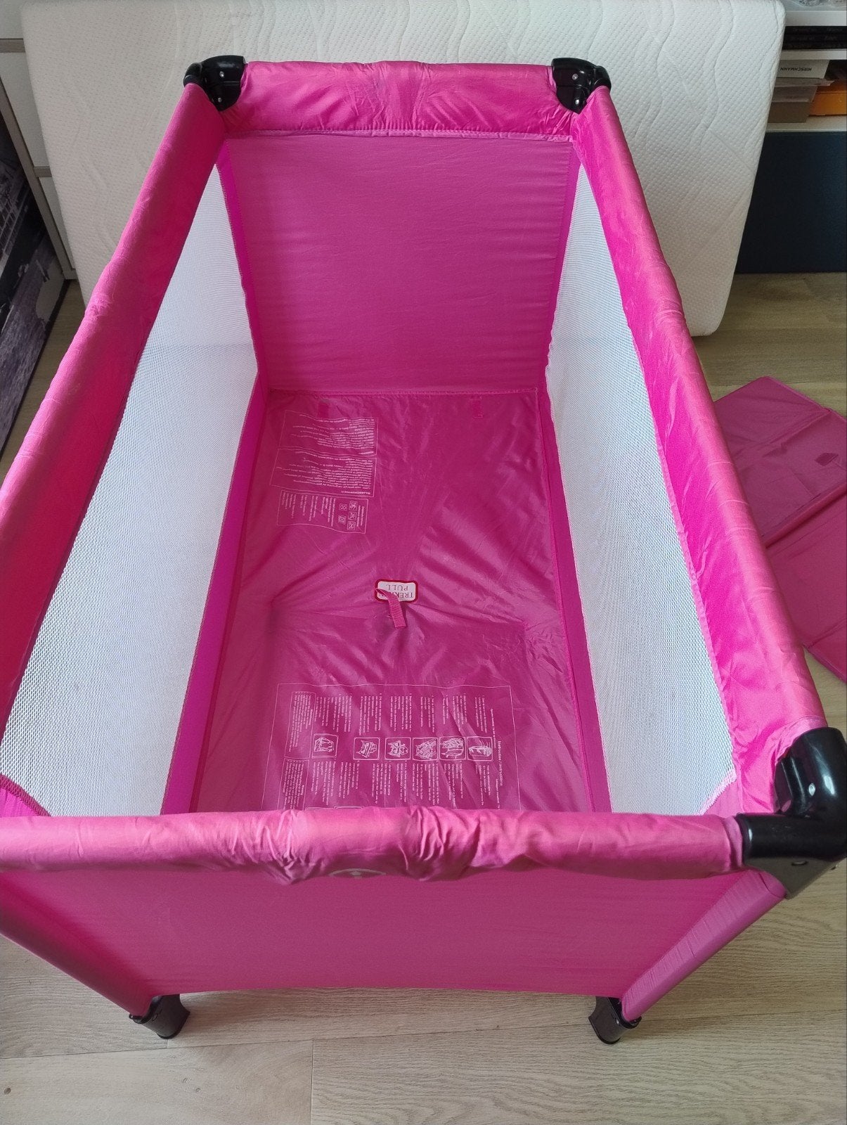 Kinder campingbedje met 2 matrasjes, Ophalen, Reisbedje