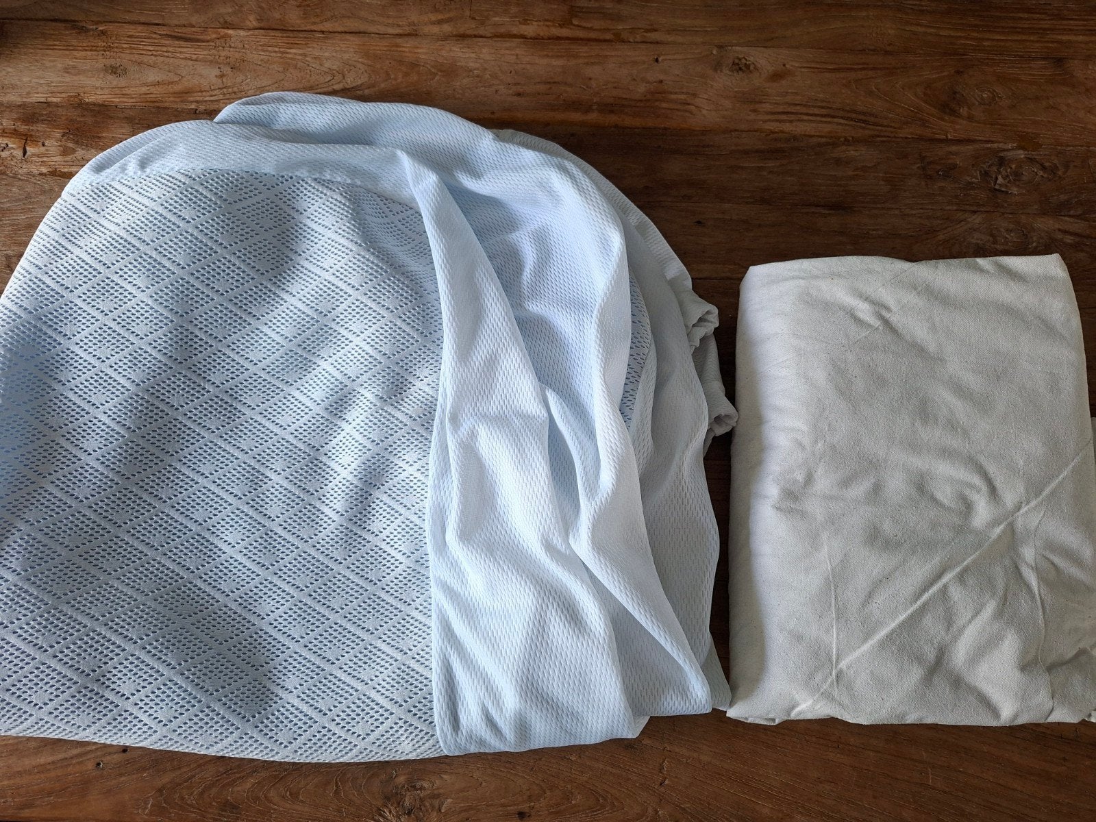Anti Allergeen 1 persoons matrashoes + molton, Ophalen of Verzenden, Eenpersoons, Wit