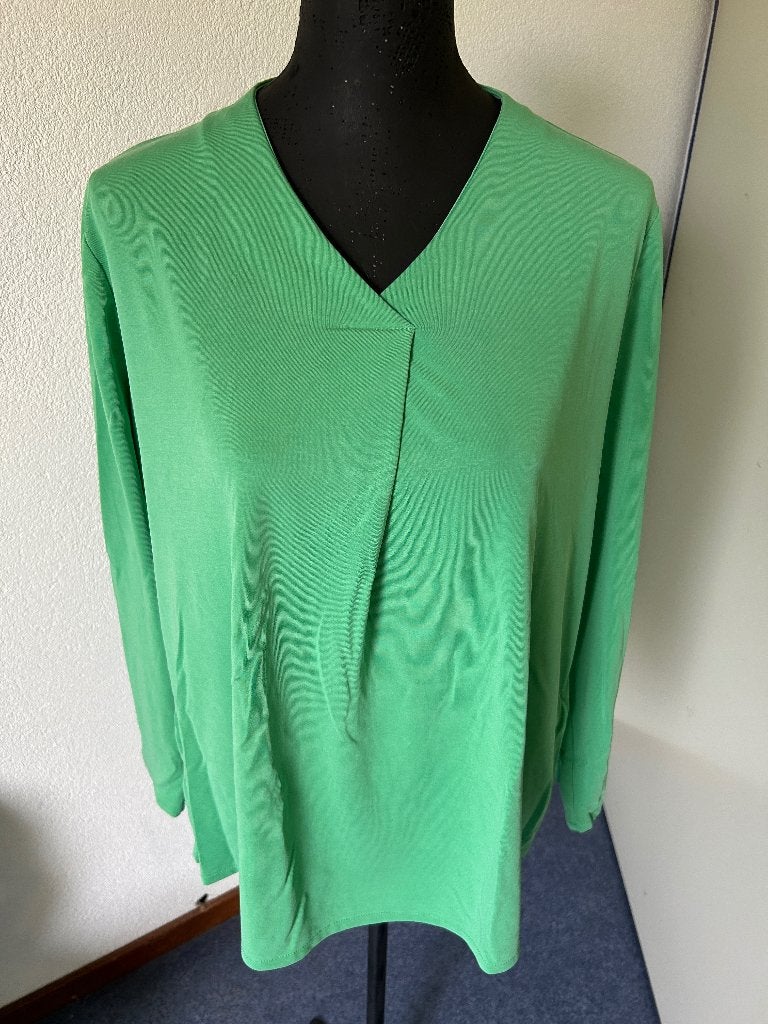 Bonita appelgroen shirtje mt L z.g.a.n., Kleding | Dames, Maat 42/44 (L), Bonita, Ophalen of Verzenden, Zo goed als nieuw